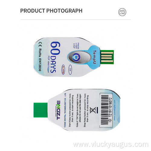 60days Comply PDF single use data logger temperature